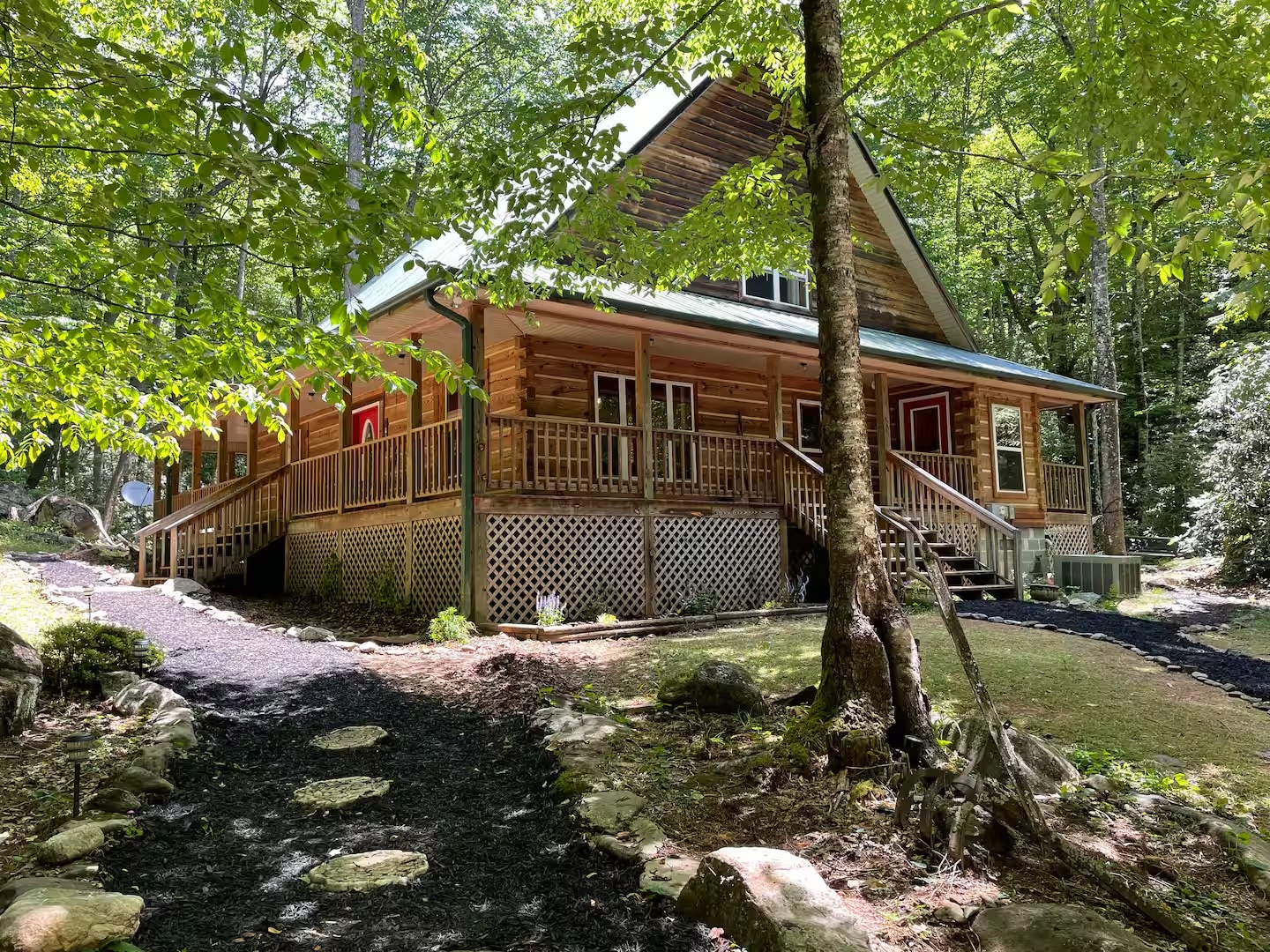 Cabin exterior close up