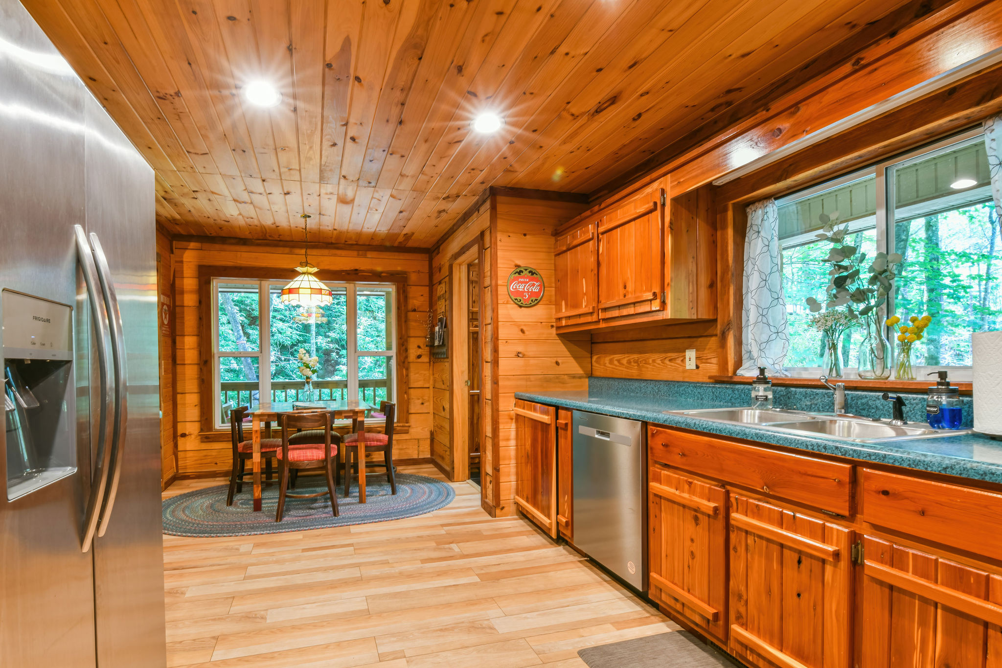 Fully stocked kitchen