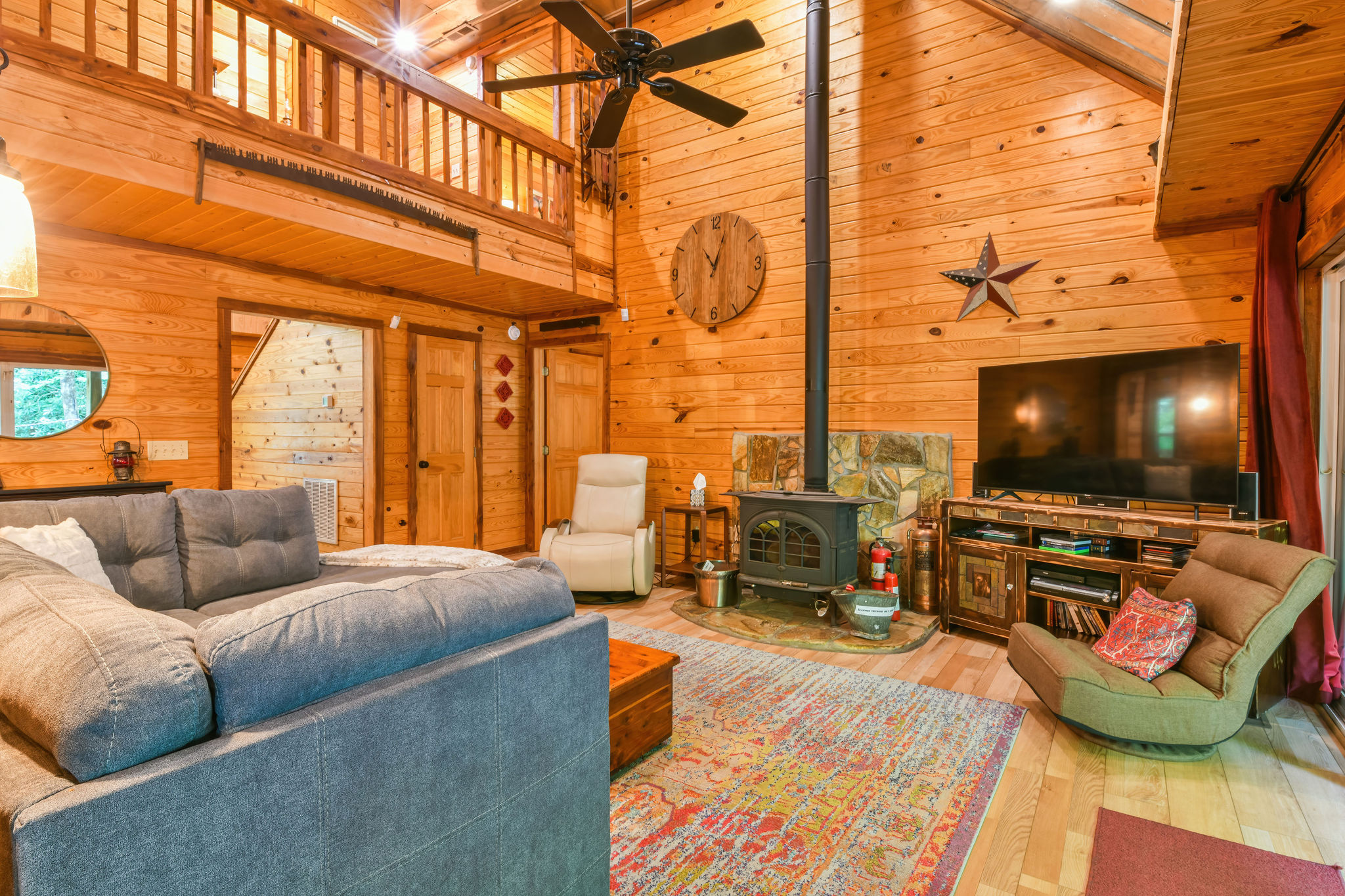 Living room cozy seating